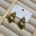 The Golden Nautilus Studs