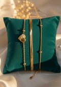 Luxury Gold-Plated Layered Bracelet Set