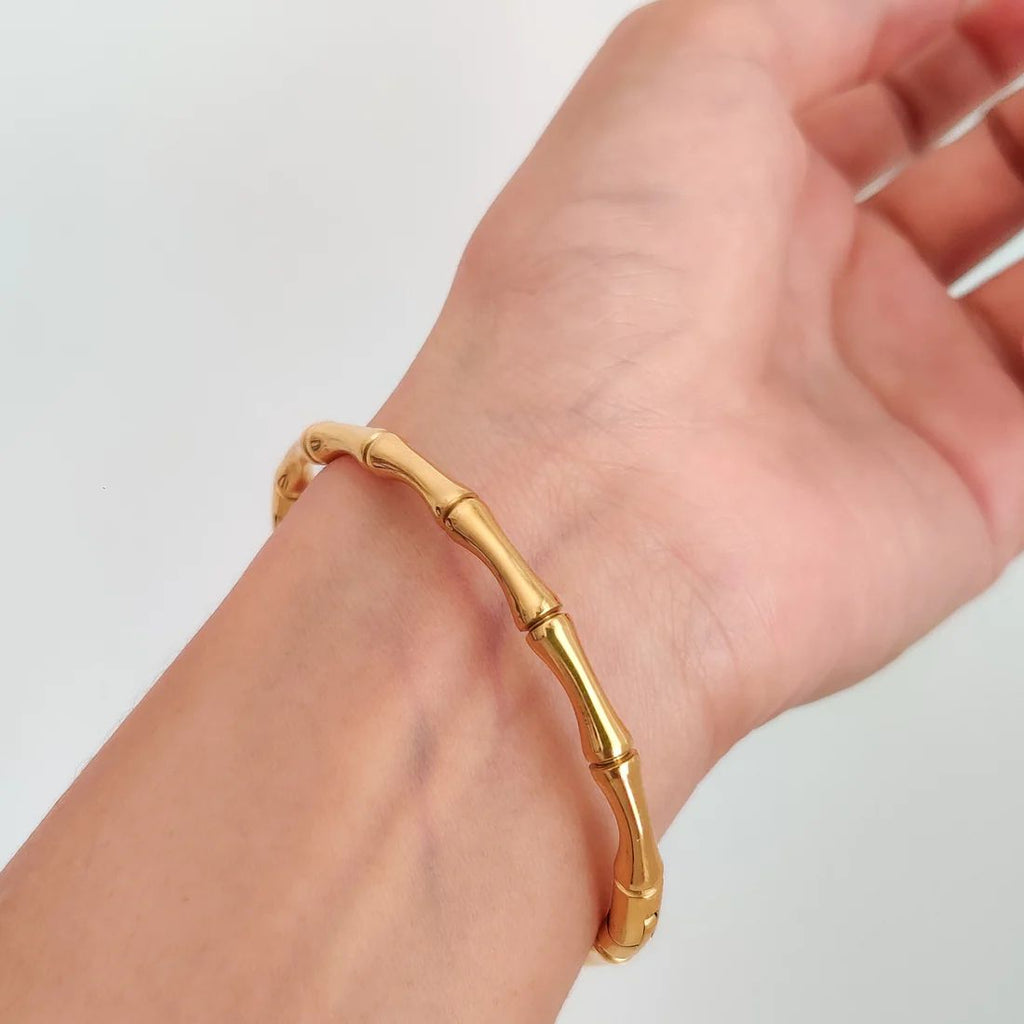 Bamboo Bangle Bracelet